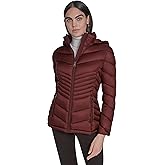 Calvin Klein Women's Lightweight Quilted Hooded Puffer Coat – Stretch Winter Jacket With Pockets