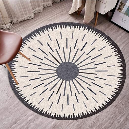 Alfombra Redonda de la cabecera del Dormitorio de la Sala de Estar de