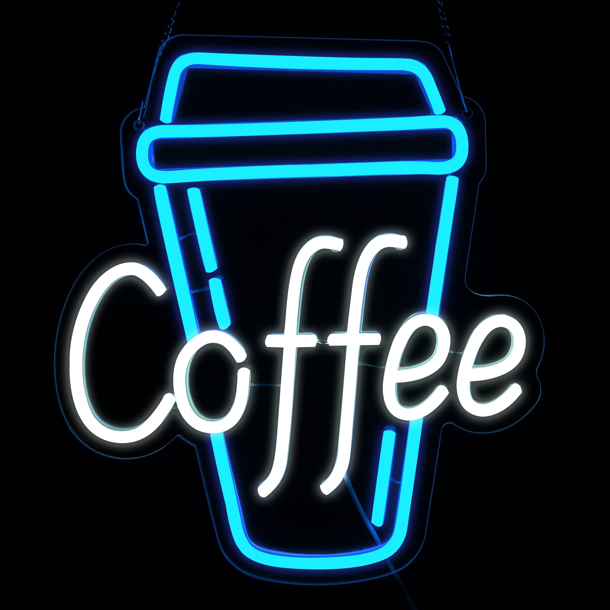 SHENEON Coffee Neon Sign for Wall Decor Bright Led Neon Light for Business Coffee Lights Up for Coffee Store Shop Bars Restaurant Hotels Salons Clubs Coffee Lovers,ssize13.6 * 12.0in(XD341)