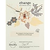 SoulKu Handcrafted Necklace, Empowerment Jewelry With Healing Crystal, Inspirational Jewelry For Women, Mom & Sister Gifts, 2" Extender With Lobster Clasp, 16" Nylon Cord