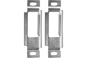 ERETOW 314301 RV Baggage Door Strike Plate, RV Luggage Door Latch Camper Latches for 5th Wheels, Travel Trailer and Motorhomes, Mobile Home Door Plate RV Entry Door Replacement Parts (2 Pack)