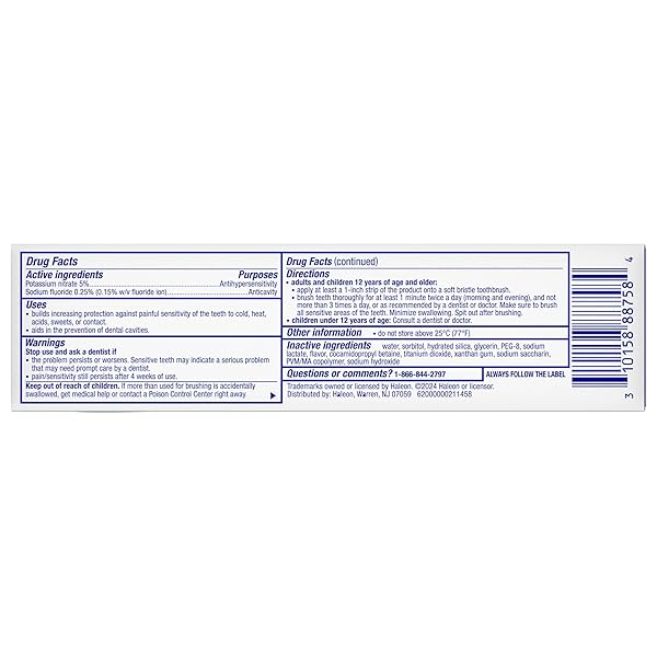 SENSODYNE PRONAMEL INTENSIVE ENAMEL REPAIR TOOTHPASTE FOR SENSITIVE TEETH, TO REHARDEN AND STRENGTHEN ENAMEL, EXTRA FRESH – 3.4 OUNCES
