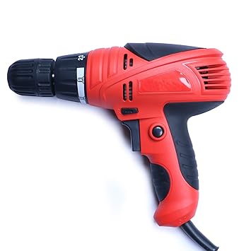 ADAWAT Electric Screwdriver Machine Cum Drill Machine with Reverse Forward & Torque Adjustment System. Pistol Grip Drill (10 mm Chuck Size) Drywall Screw Gun (Corded)