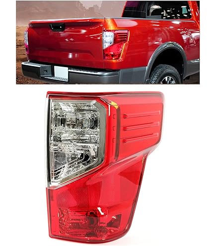 Daume - Luz Trasera Compatible Con Nissan Titan 2004-2015 04-15 04