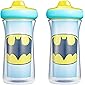 The First Years Batman Insulated Hard Spout Sippy Cup, 9 Ounces (Pack of 2)
