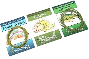 MOONLIT FLY FISHING Moonlit Ultimate Furled Leader Combo (Featherweight, Big Hog, & HOGzilla)