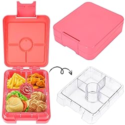 Howeemo Kids Leak-Proof Bento Lunch Box with 4