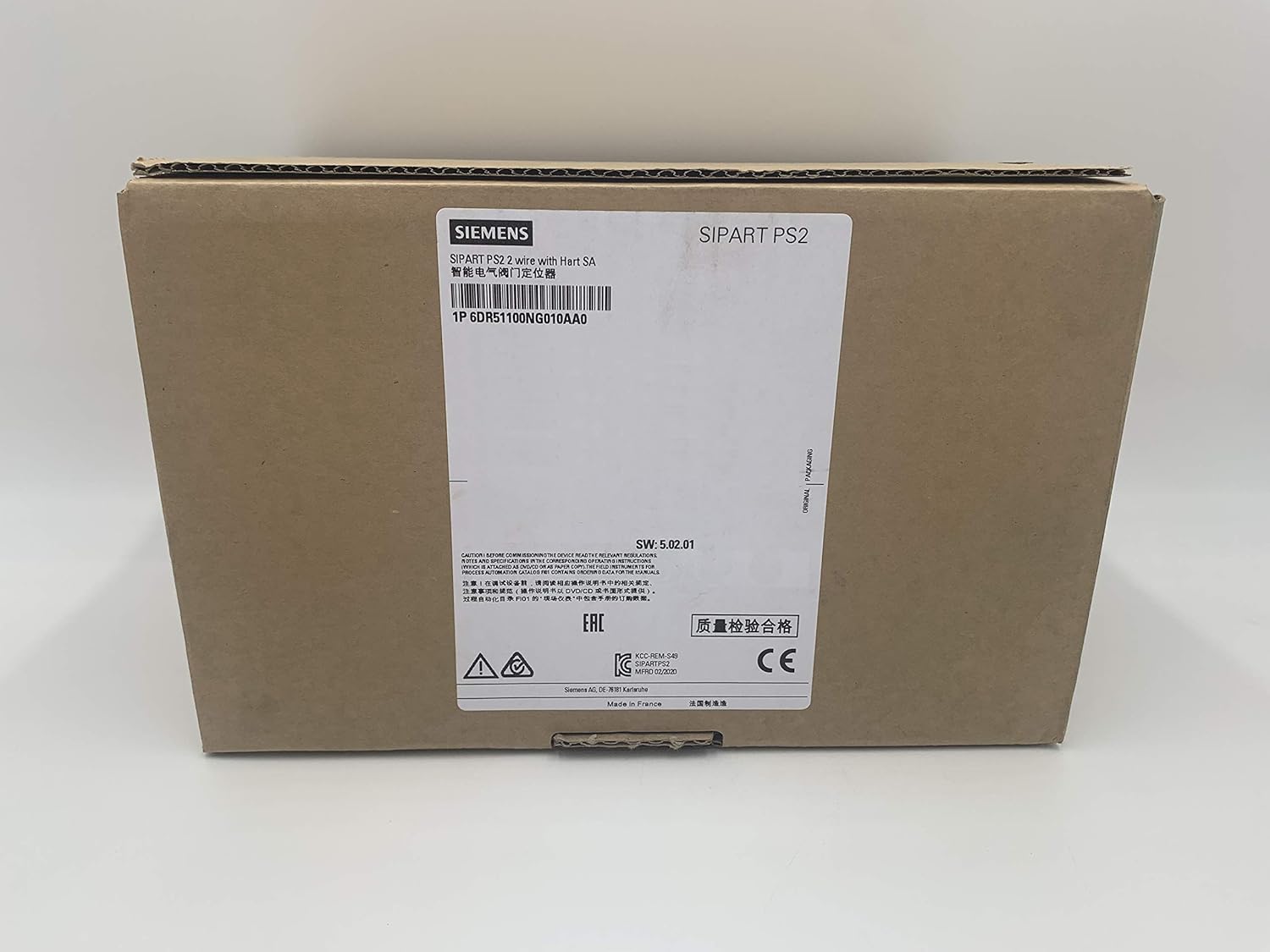 6DR5110-0NG01-0AA0 Siemens SIPART PS2 smart electropneumatic positioner ...