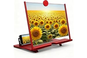 Pocket Cinema 4k, 2026 Upgraded Screen Magnifier for Cell Phone, Foldable Mobile Phone Magnifier 10-20" 3D HD Mobile Phones M