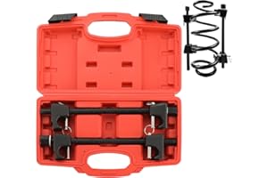 NYXOVA Macpherson Strut Spring Compressor, 2pcs Heavy Duty Coil Spring Compressor Strut Remover Installer Tool, 21mm Socket 1