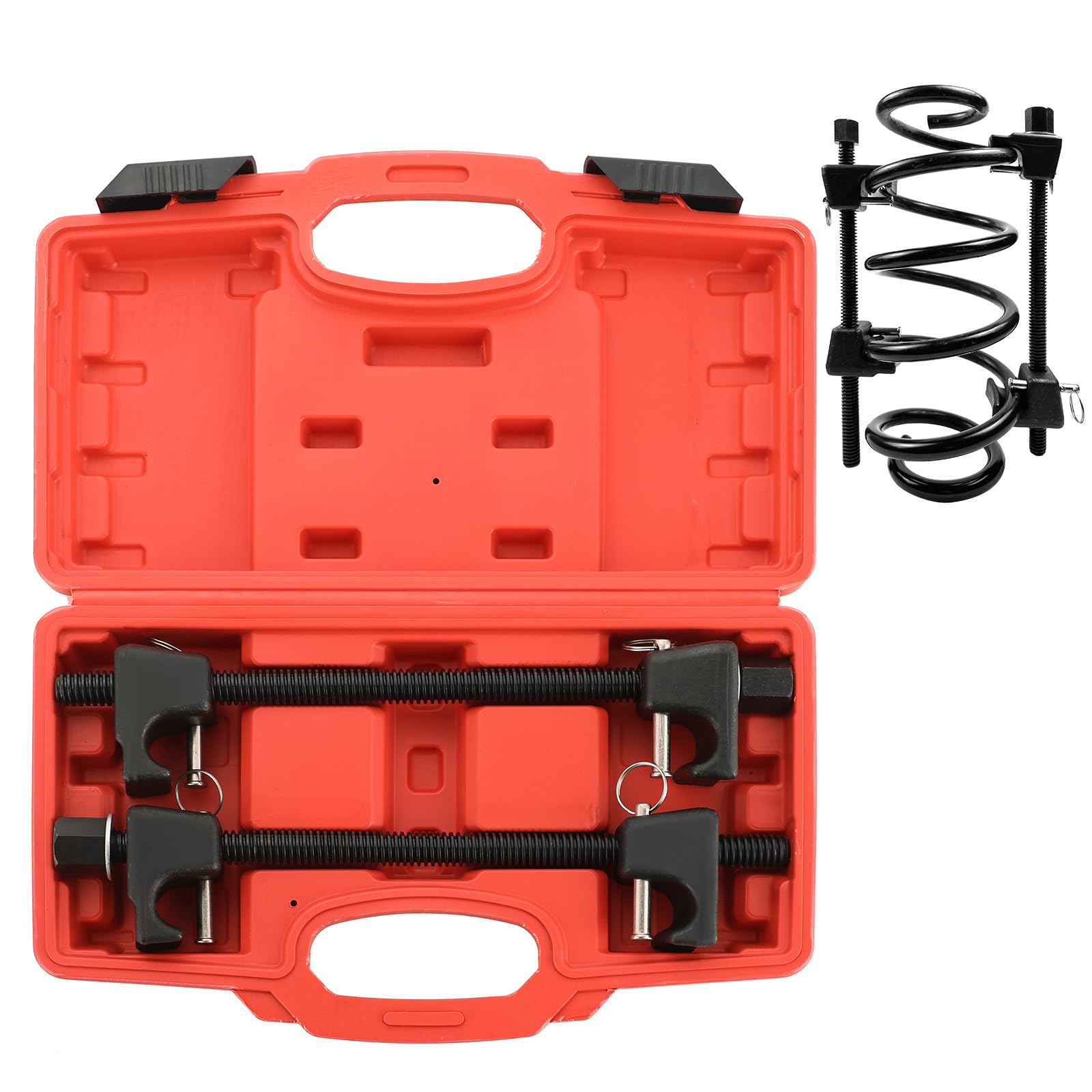 Photo 1 of NYXOVA Macpherson Strut Spring Compressor, 2pcs Heavy Duty Coil Spring Compressor Strut Remover Installer Tool, 21mm Socket 1/2" Drive Safe Universal Set for Struct Spacer Assembly/Shock Installation