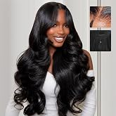 CHEETAHBEAUTY 7x6 HD Lace Closure Wig Human Hair Body Wave Glueless Wigs Human Hair Pre Plucked Pre Cut 250 Density Wear and 