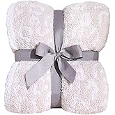 Panku Ultra Soft Leopard Throw Blanket, Plush Cozy Cheetah Blankets for Couch and Sofa Gift Pack, Knit Reversiable Luxury Fluffy Blanket Throw (50x60 Inches, Cream Stone)