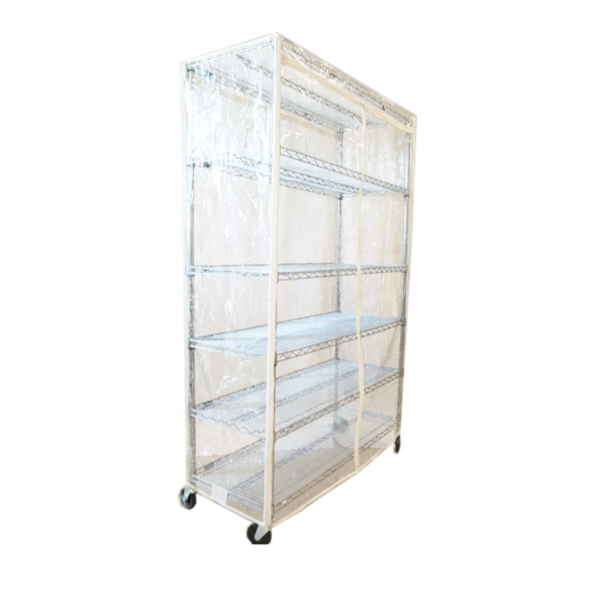 Formosa Covers Storage Shelving Unit Cover Crystal Clear See Through