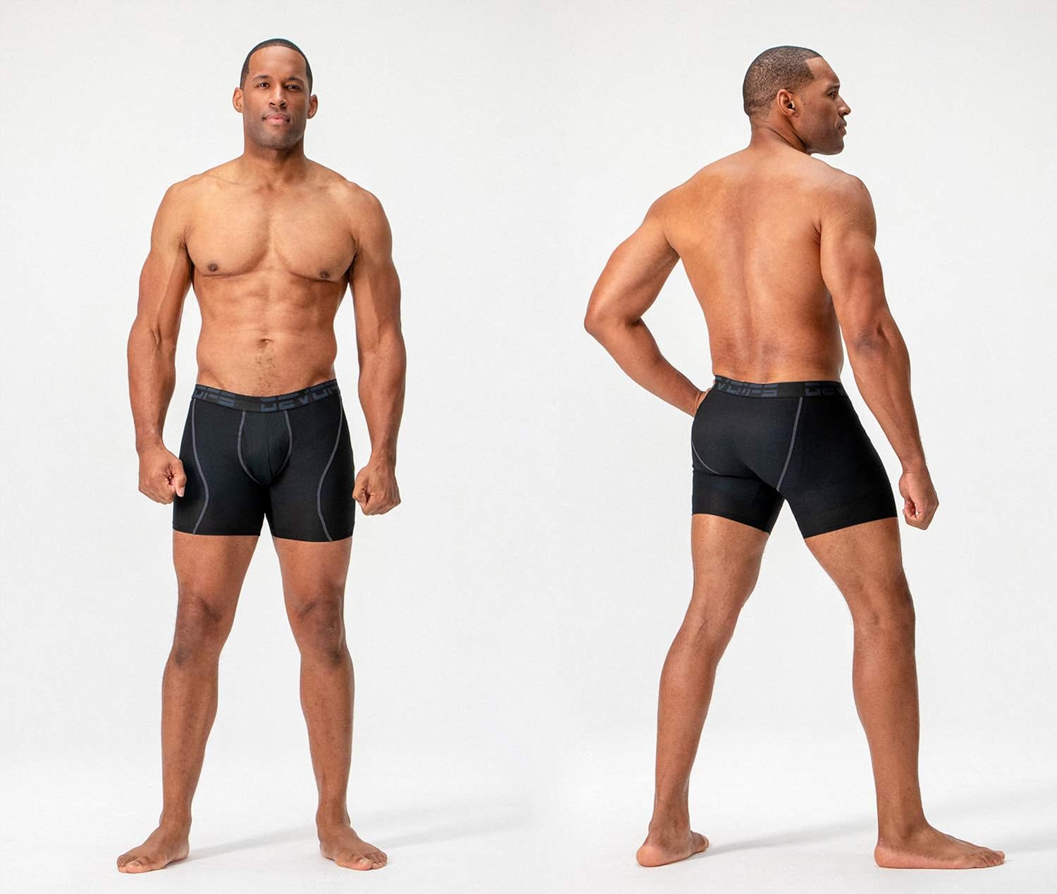 DEVOPS Men's Perfomance Cool Dry Mesh Underwear Boxer Trunk 6-inch Brief (3 Pack) at  Men’s Clothing store