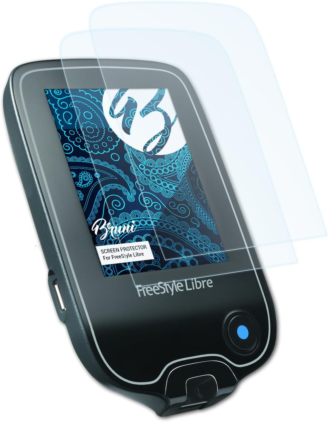 Bruni Protecteur D Ecran Compatible Avec Freestyle Libre Film Protecteur Cristal Clair Ecran Protecteur 2x Amazon Fr Informatique