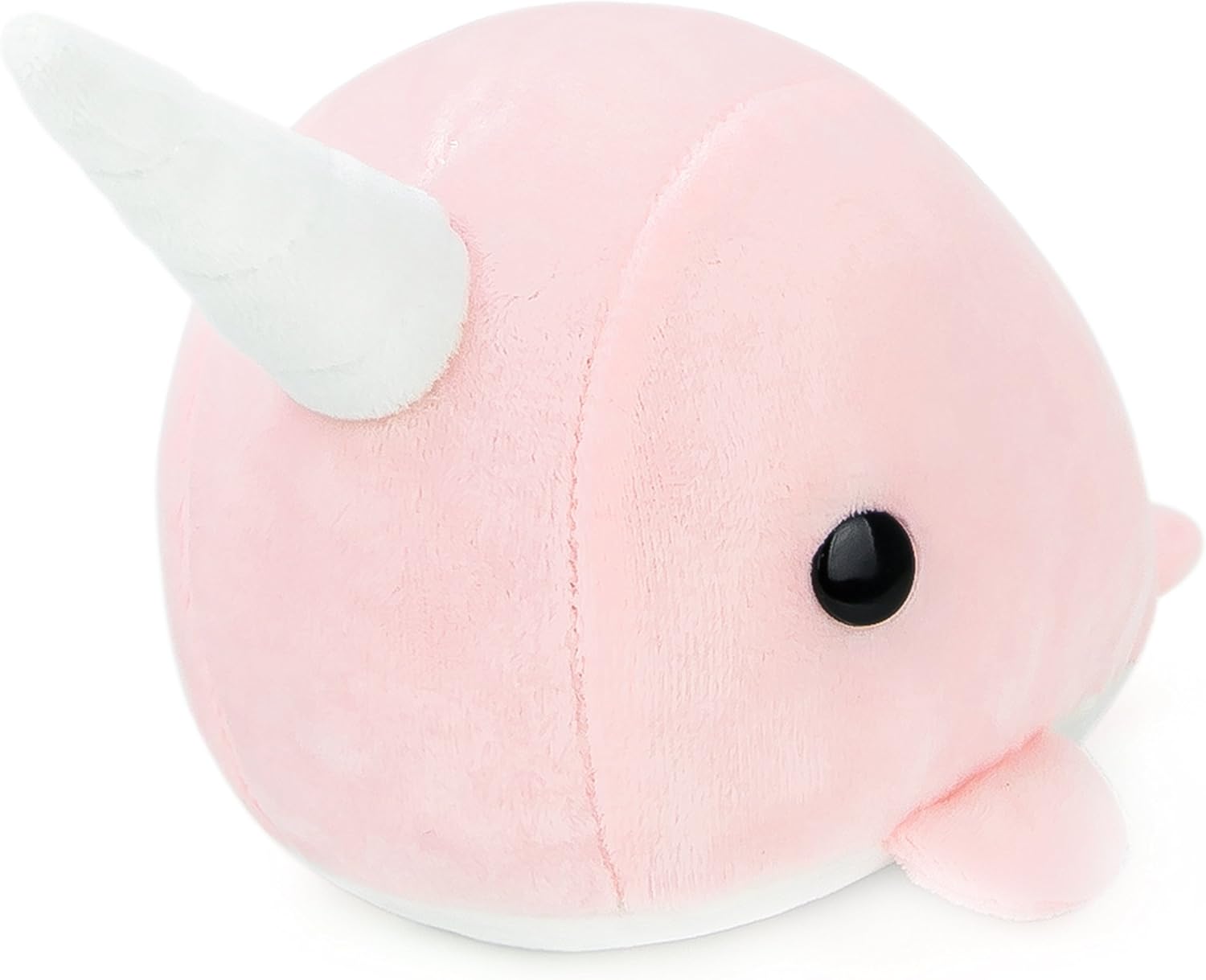 Bellzi® Cute Pink Narwhal Stuffed Animal Plush Toy Narrzi, Animals