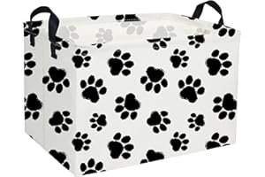 DDBASKET Rectangular Dog Baskets Gift Bins Empty Kids Storage Basket Baby Boy Basket Kids Dog Toy Storage Bin Organizer Box Room Decor for Home(Dog Bins)