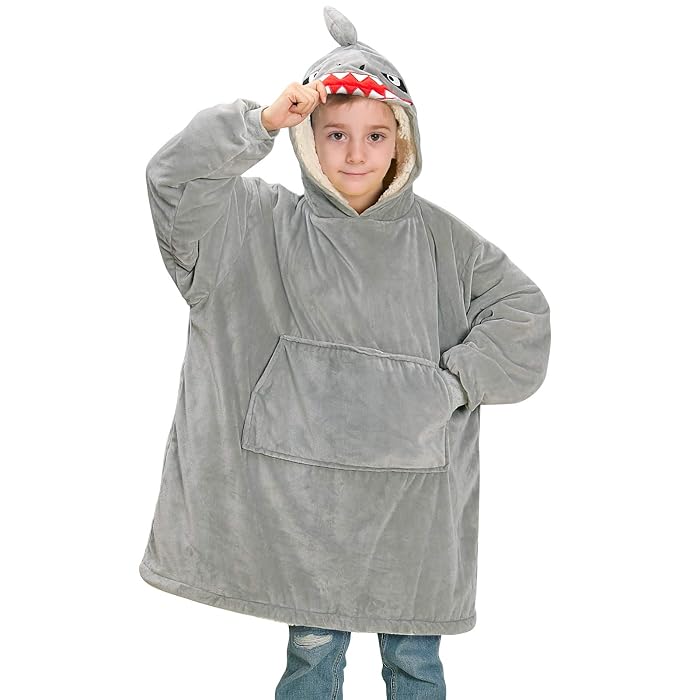 Buy Shark Hooded Blanket Sweatshirt 