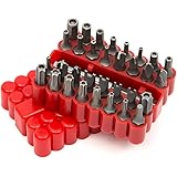 Tonsiki 33 Pcs Security Bit Set Tamper Proof Torx Hex Star Screwdriver