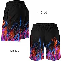 Lzzidou Men's Swim Trunks 9 Inch Inseam Bathing
