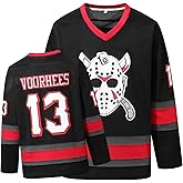 Voorhees Jason 13 Friday Movie Ice Hockey Jersey Halloween