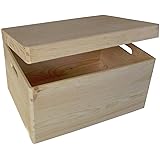 Coffre De Rangement En Bois Massif Pin - 77x42x48 Cm - Pour Jouets, Linge, Chaussures - NEUF