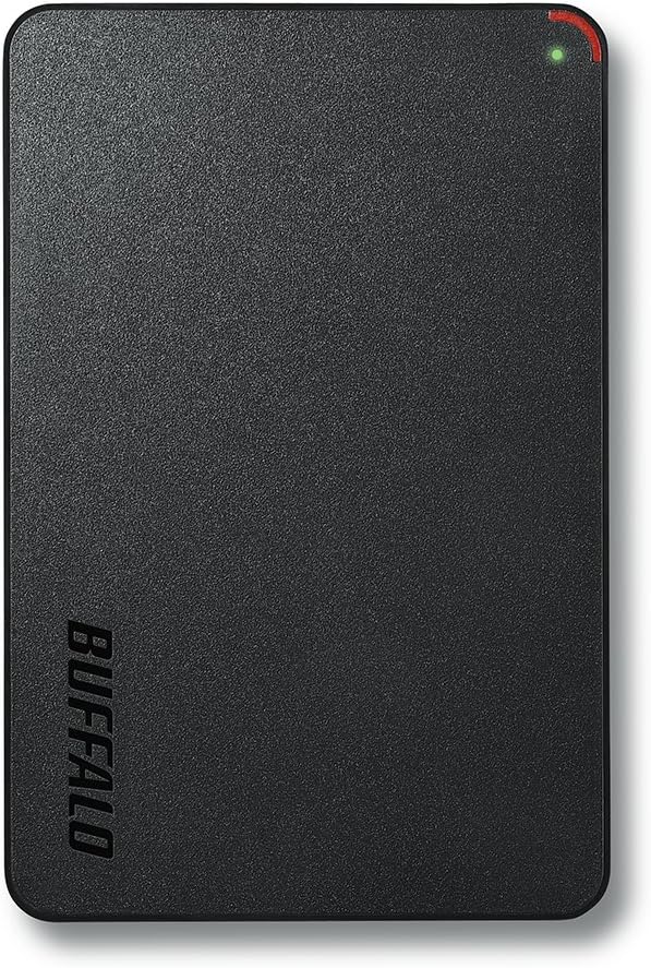Buffalo HD-PCF1.0U3BD-WR 1 TB MiniStation Portable USB 3.0 2.5-InchHard Disk Drive - Black
