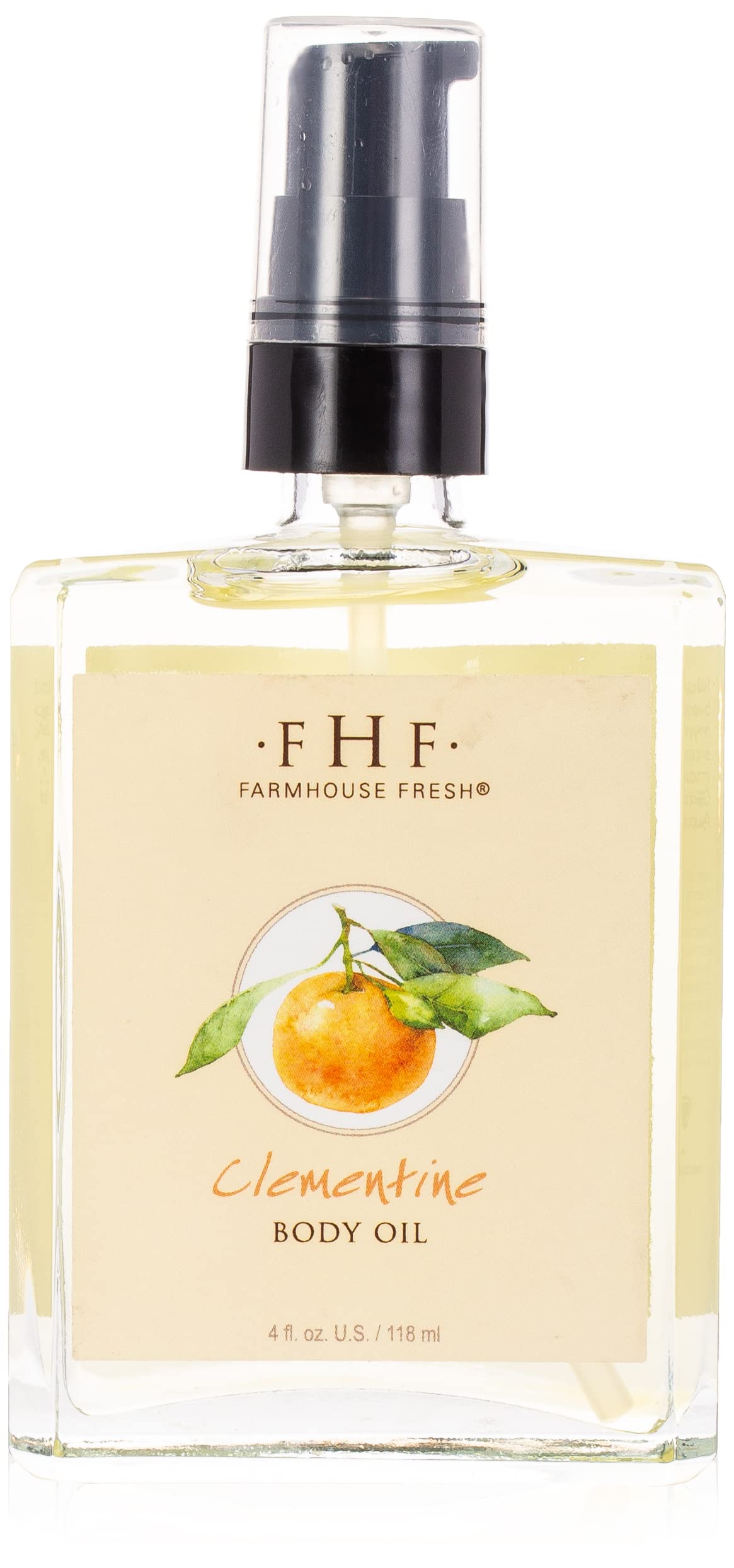 Photo 1 of FarmHouse Fresh Clementine Body Oil, Orange, 4 Fl Oz (Pack of 1)