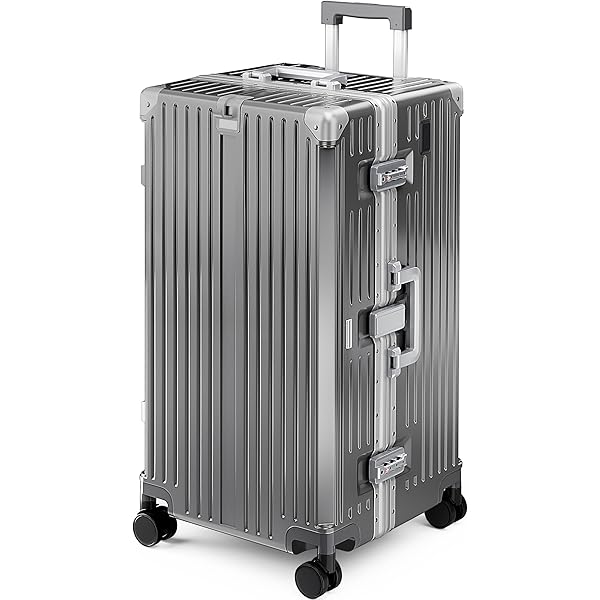 Amazon.com | TRAVELKING All Aluminum Luggage Zipperless Hard Shell