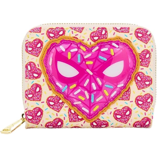 Amazon.com: Loungefly Marvel Spider-Man Sprinkle Donut Mask  display picture 1