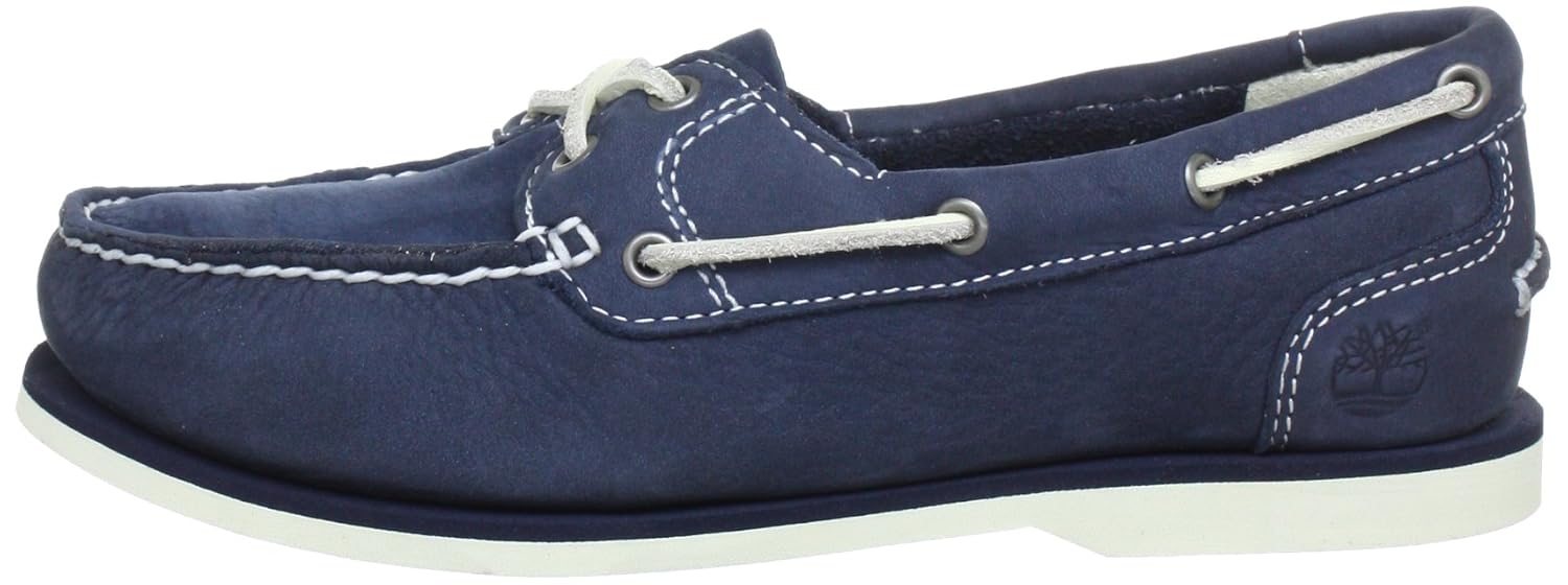 timberland women's leather boat shoes
