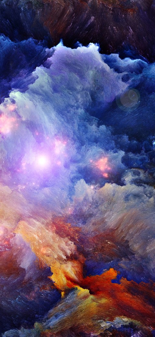 PeelitStickit Sky and Stars Art Wallpaper Design, Wall Mural ID-001, vinyl