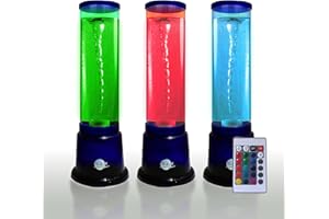Brewish Tornado Lamp | Electric Hurricane Lamp | Aesthetic Room Decor LED Lava Lamp | Cool Stuff, Science Lights for Kids & Adults | Night Light for Bedrooms, Home & Office.