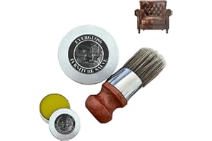 COOLUDER Evergloss Furniture Salve, Ever Gloss Leather Repair, Evergloss Leather Repair, Evergloss Leather & Furniture Repair Salve Applicator Brush, Evergloss Leather Salve (1 pcs+1 Brush)