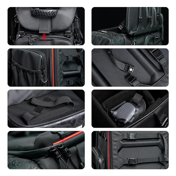HGLRC FPV DRONE BACKPACK CASE SHOULDER BAG FOR FPV RACING QUADCOPTER DRONE AND PARTS FOR DJI FPV COMBO