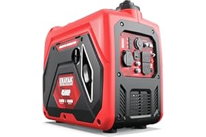 ERAYAK 4500W Portable Inverter Generator for Home Use, Super Quiet Small Generator for Camping Outdoor Emergency Power Backup, Gas Powered Engine, ECO Mode, EPA Compliant