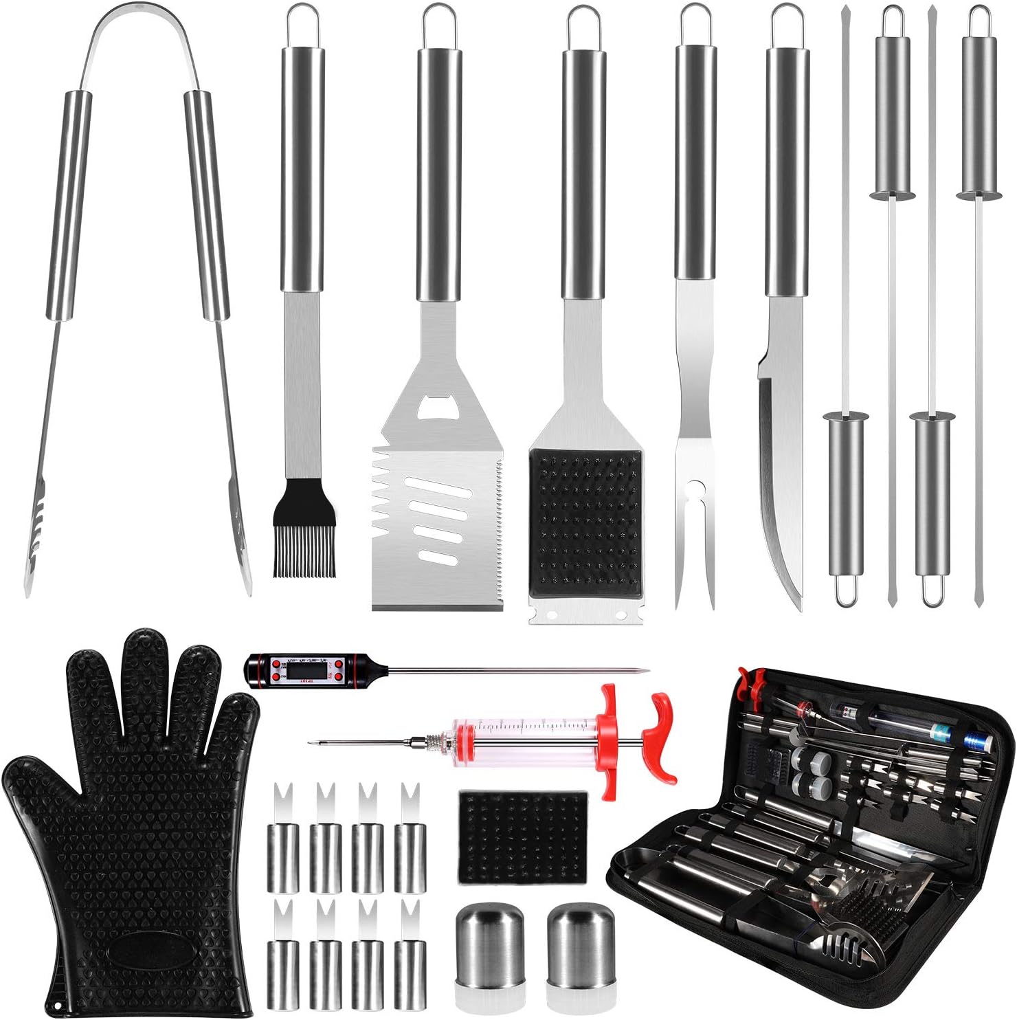Amazoncom Kuyou Grilling Accessories Bbq Grill Tools Set Amazoncom Kuyou Grilling Accessories Bbq Grill Tools Set