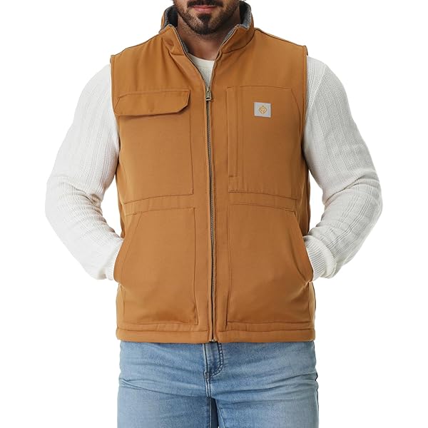 Carhartt Big & Tall Duck Arctic Vest Carhartt Brown 4XL (Reg) at