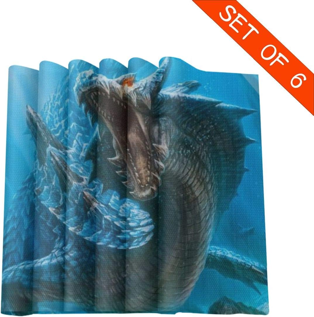Best Dragon Placemats For Dining Table Set Of 6