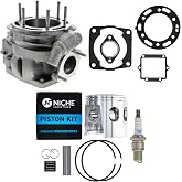 NICHE 84.5mm Big Bore Cylinder Piston Gasket Kit for Polaris 3086753 | For Polaris, Fits 2003 Trail Blazer 400, 1996-1997 Xpress 400, 1996-1997 Xpress 300, 1996-1997 Big Boss 400L