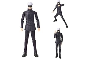 MABAIUDE JJK Gojos Action Figure, 17cm Anime JJK Figure Super Action Statue Articulated Movable Figures with Changeable Accessories Handmade Collectible Gifts