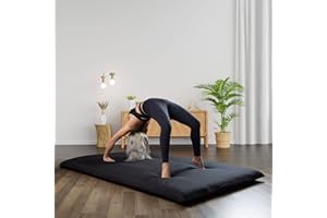 BEDIA Futon Mattress, Japanese Floor Bed, Portable, Roll up, Extra Thick and Comfortable, Twin XL