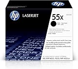 HP CE255X 55X High Yield Black Original LaserJet Toner Cartridge 12500 Pages
