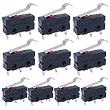 Twidec/10Pcs Mini Micro Limit Switch 5A 125 250V AC