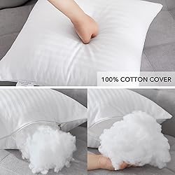 Oubonun 26 x 26 Throw Pillow Inserts, Firm and