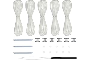 ZRNIDIYR RV Pleated Shade Repair Kit Window Shade (White)