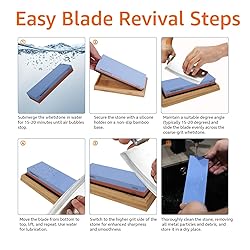 Amazon Basics Whetstone Knife Sharpening Wet Stone