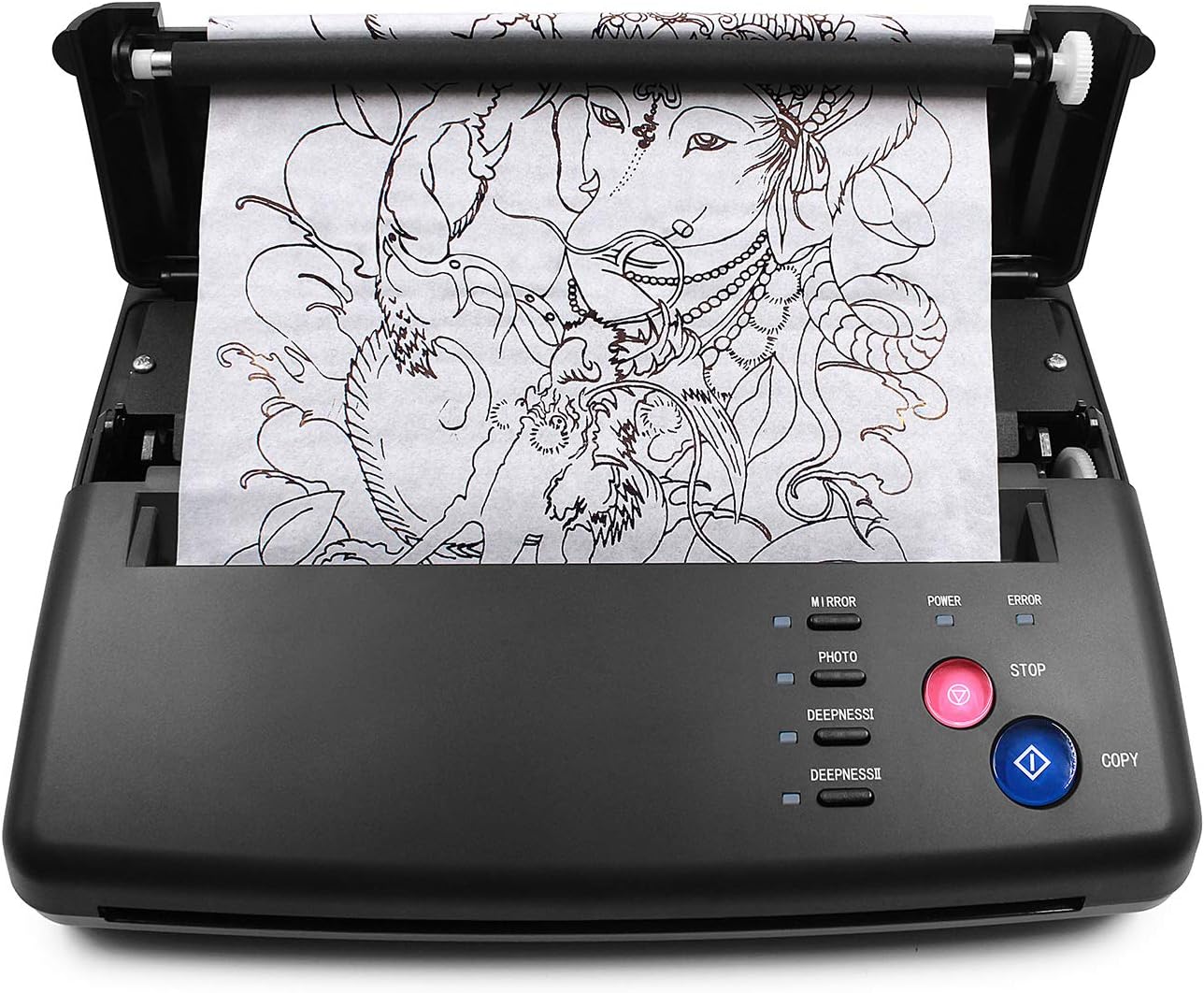 TATELF Tattoo Stencil Printer Tattoo Transfer Machine Thermal Machine Professional Tattoo Copier Printer for Tattoo Artists DIY Tattoos