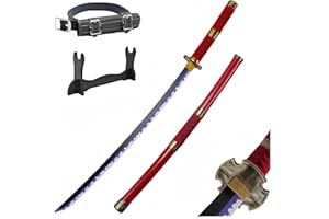 WENLAIJIN Zoro Sword,Bamboo Roronoa Zoro Cosplay Sword/enma,Original Textures for Anime,Suitable for Cosplay, Decoration, Collection.